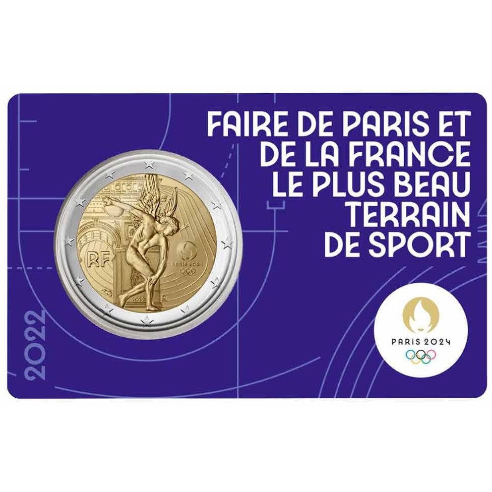 2€ França 2022 – Jogos Olímpicos (2024) - My Numis